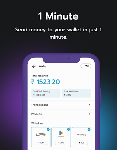 Simple Cash Reward Earning App Screen 2