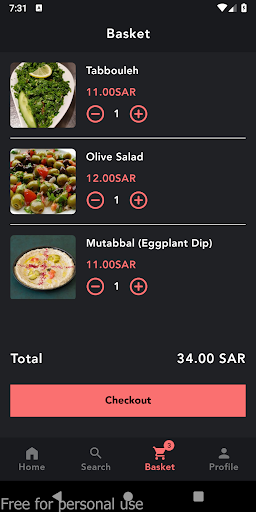 AL SADIQ Resturant Screen 3