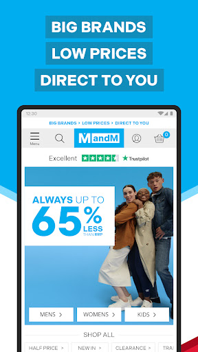 Android application MandM - Big Brands, Low Prices screenshort