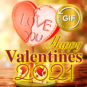 Happy Valentine's Day Wishes GIF images 2021