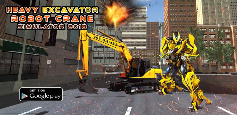 Heavy Excavator Robot - Transformation Robot Game