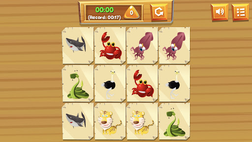 Matching games for kids Zoo Screen 2