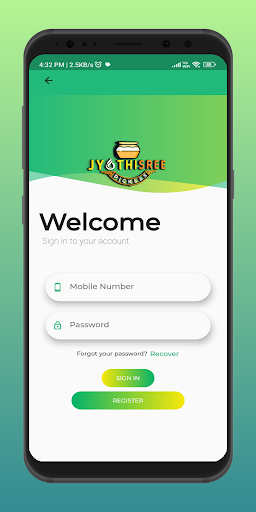 Android application Jyothisree Pickles screenshort