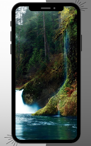 Wasserfall-Hintergrundbild
