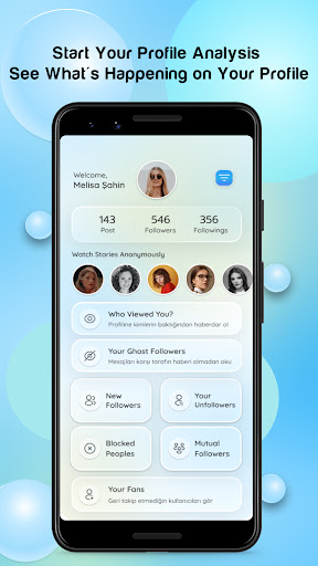 Android application xReport - Who viewed my profil screenshort