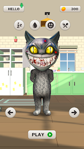 Talking Tim: Scary Evil Cat