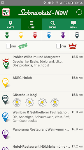 Schmankerl-Navi Screen 3