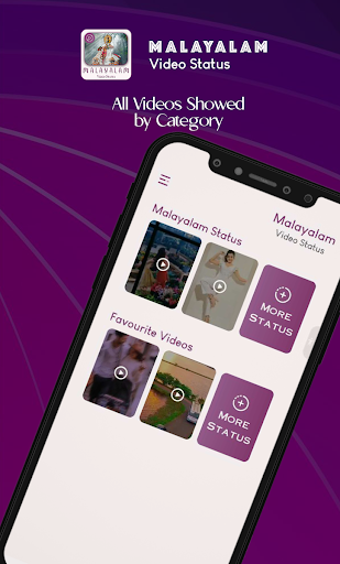 Android application Malayalam Video Status screenshort