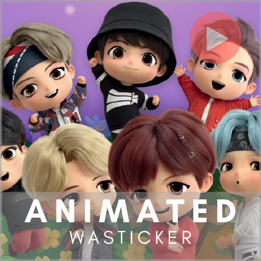 TinyTAN Animated WASticker logo