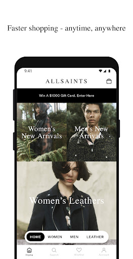 Android application AllSaints: Clothing Shop screenshort