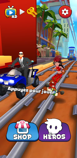 Android application Subway Lady Mari Run Game screenshort