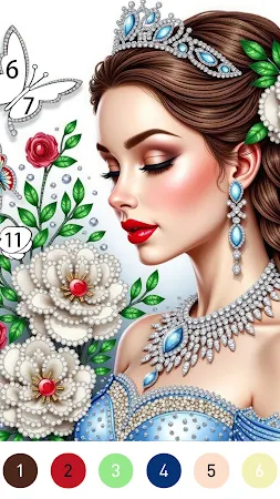 Game screenshot Gown Color -цвет по номеру apk download