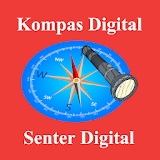 Kompas dan Senter Digital icon