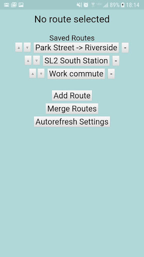 Android application Commute Tracker - MBTA screenshort
