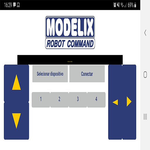 Android application Modelix Robot Command screenshort