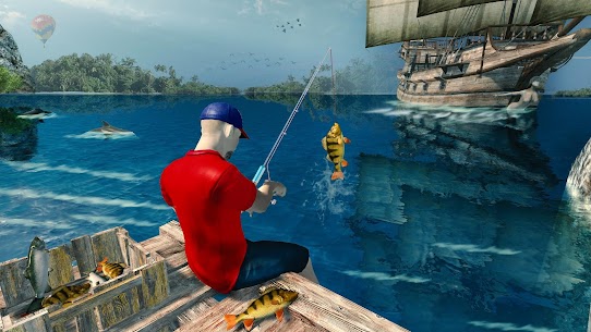 لعبة بكرة الصيد محاكي 3D 3