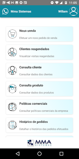 Vendas PDA Screen 3