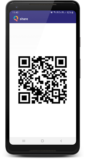 Android application Qshare screenshort