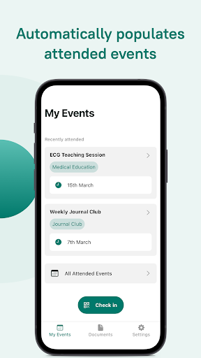 Android application SimpleCPD screenshort