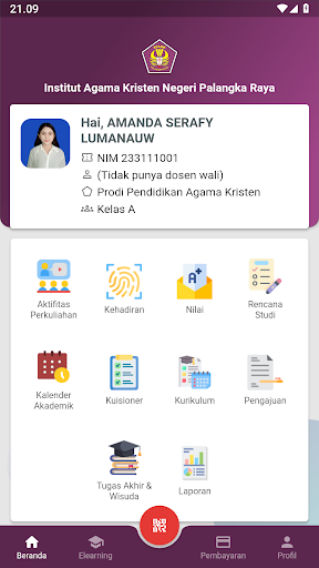 Android application eCampus IAKN Palangka Raya screenshort
