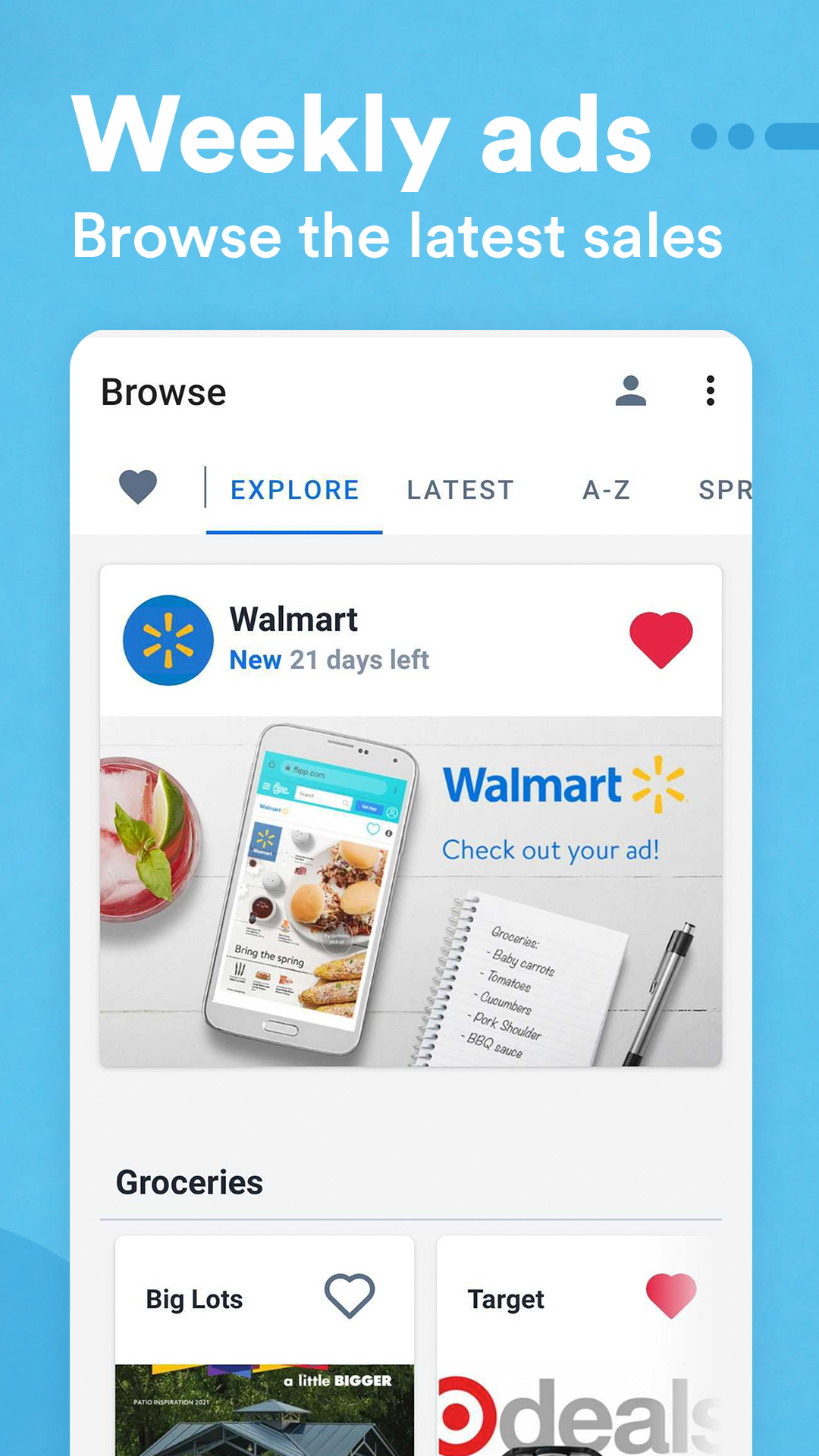 Android application Flipp - Weekly Shopping screenshort