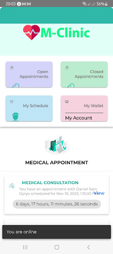 M-Clinic Medic Screen 3