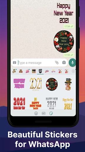 New Year Stickers for WhatsApp