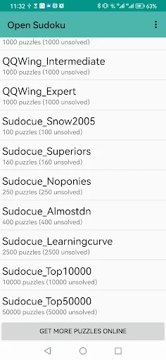 OpenSudoku - Screenshot 4