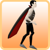 vampire running and jumping game icon