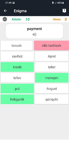 Salom! ingliz tilini organish Screen 3
