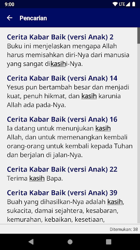 CIA - Cerita INJIL Audio Screen 3