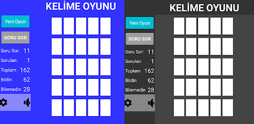 Android application KELİME BİLMECE screenshort