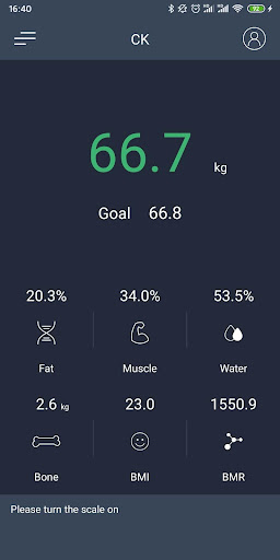 Android application AirScale U+ screenshort