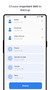 Contact SMS Backup Screenshot