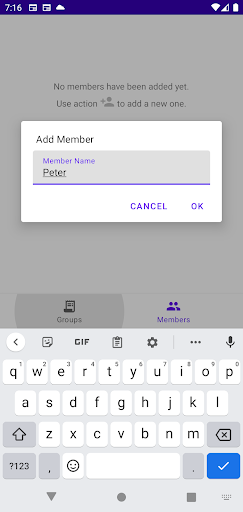GroupBills Screen 3