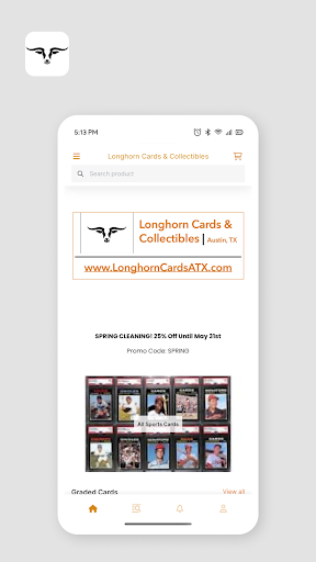 Longhorn Cards & Collectibles Screenshot 1 - AppWisp.com