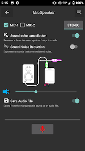 Mic speaker sound 2025
