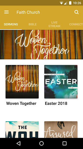 Android application Faith Church - We Are Faith screenshort