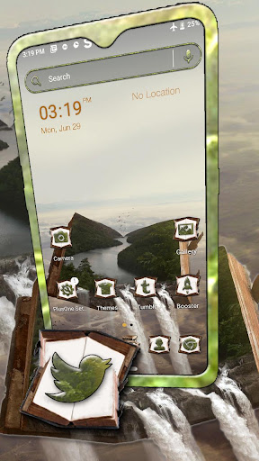 Android application Fantasy Book River Theme screenshort