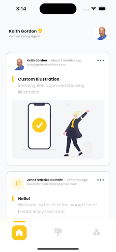 Android application Showing Bee screenshort