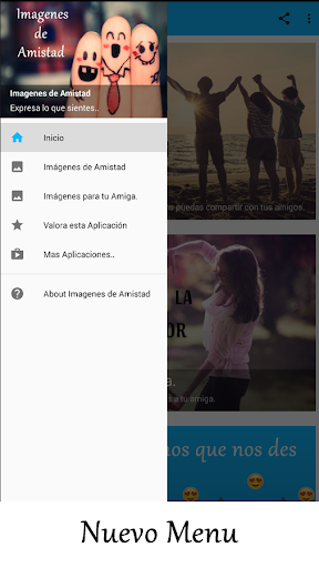 Android application Imagenes de Amistad screenshort