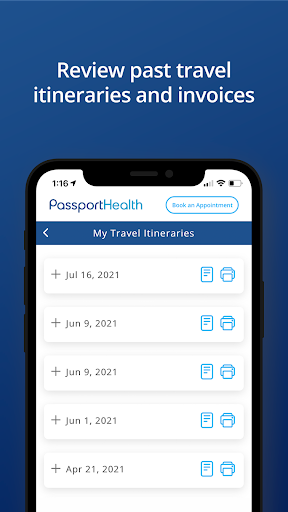 Passport Health Screenshot