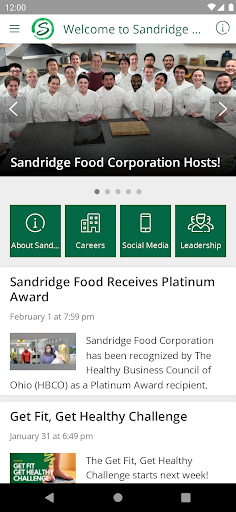 Android application Sandridge Go screenshort