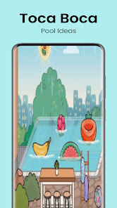Captura de Pantalla 8 ideas de piscina de toca boca android