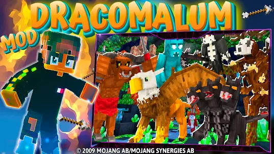 Dragons Dracomalum: MCPE Mods