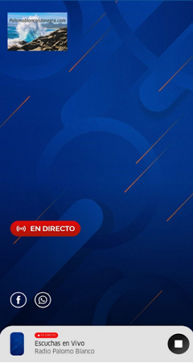 Android application RADIO PALOMO BLANCO screenshort