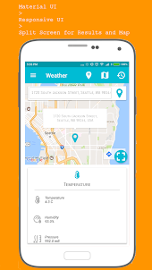 Weather map tracking