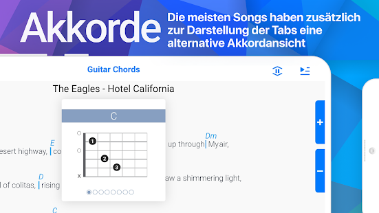 Songsterr Gitarren Tabs/Akkor. Screenshot