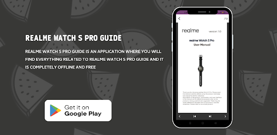 Realme Watch S Pro Guide