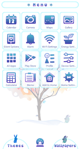 Sensational Winter Theme +HOME Screen 2